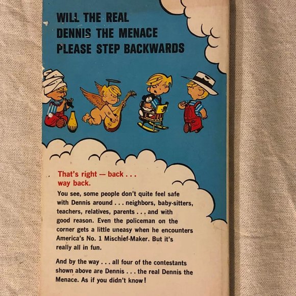 Vintage Dennis The Menace Paperback Books Set Of 3 - Picture 3 of 10